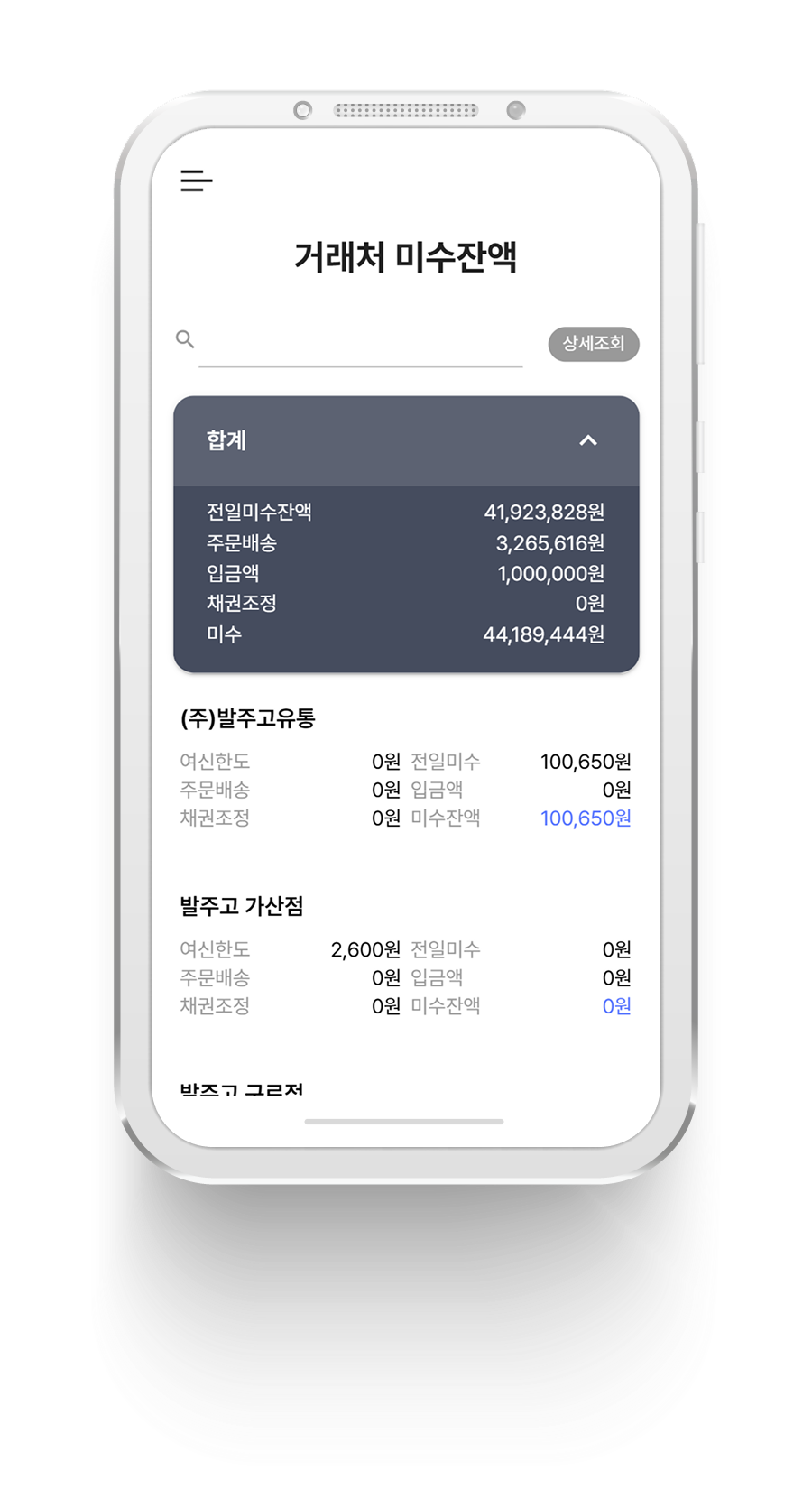 대금관리